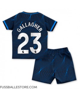 Günstige Chelsea Conor Gallagher #23 Auswärts Trikotsatzt Kinder 2023-24 Kurzarm (+ Kurze Hosen)